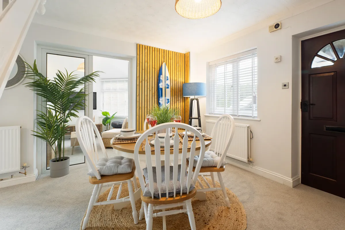 Rustic style at Tides & Timbers property